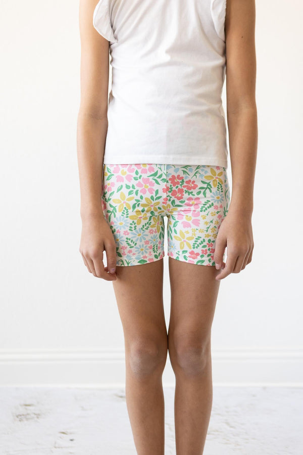 daffodils-twirl-shorts Mila &  Rose - Sophia's Style-Daffodils Twirl Shorts-12-24M--1